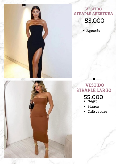 Vestido Straple Abertura