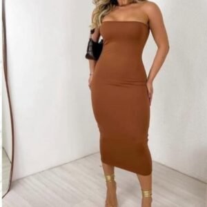Vestido Straple Largo