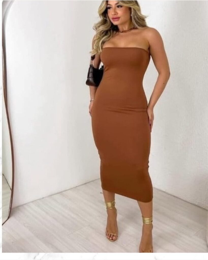 Vestido Straple Largo