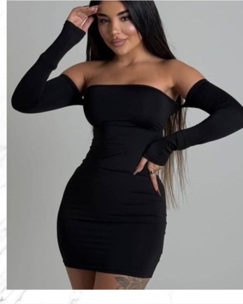 Vestido Straple Manga